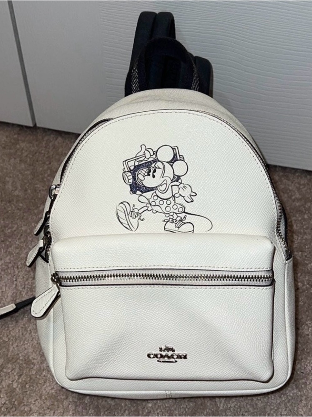 Coach x Minnie Mouse Mini Charlie Backpack Gently worn.